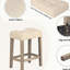 4-Piece Bar Table Set, Dining Bar Table and 3 Padded Stools-387647208