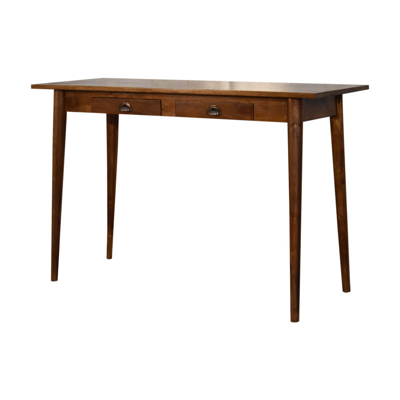 Qualls Foldable Solid Wood Solid Wood Writing Desk