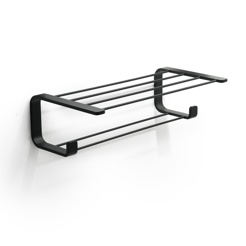 Tallent 1 Wall Towel Rack, Black