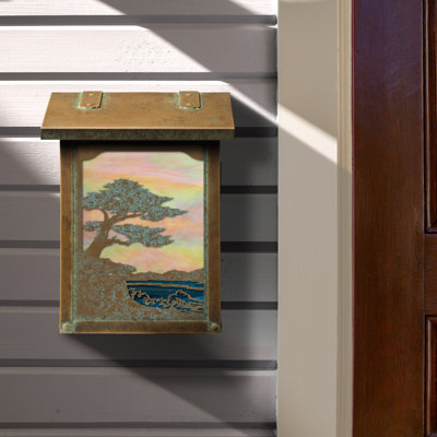 Pritchard Brass Wall Mounted Mailbox