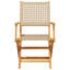 5 Piece Garden Dining Set Poly Rattan And Solid Wood-1479538863