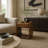 Lanza Dark Walnut End Table w/Drawer