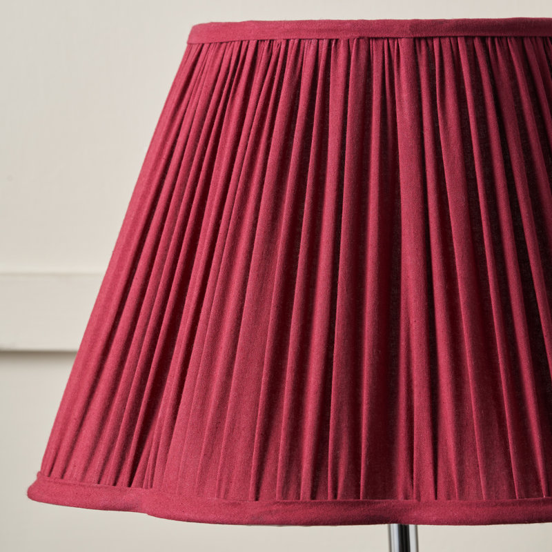 Cotton Empire Lamp Shade ( Uno ), Red, 23" H x 40" W x 40" D