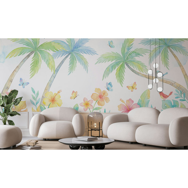 Papier peint blanc avec décoration murale minimaliste amovible, 100 po x 96 po, Peler et coller