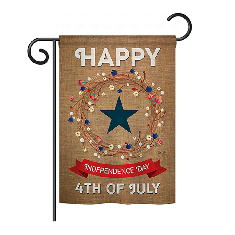 Drapeau de maison en polyester Soffren, H 40 po x l 28 po