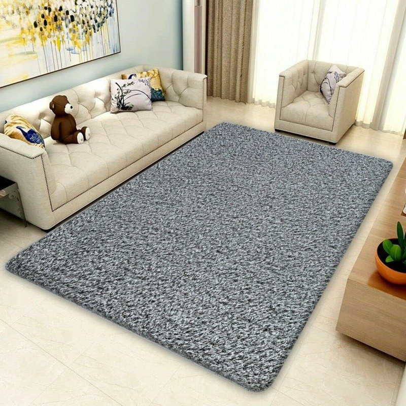 Chalifoux Solid Colour Flatweave Indoor / Outdoor Area Rug, Rectangle 60 x 110 cm