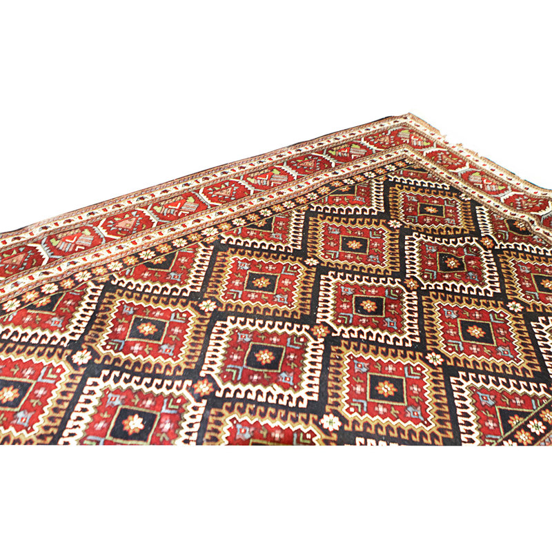 Hand Knotted Wool Area Rug