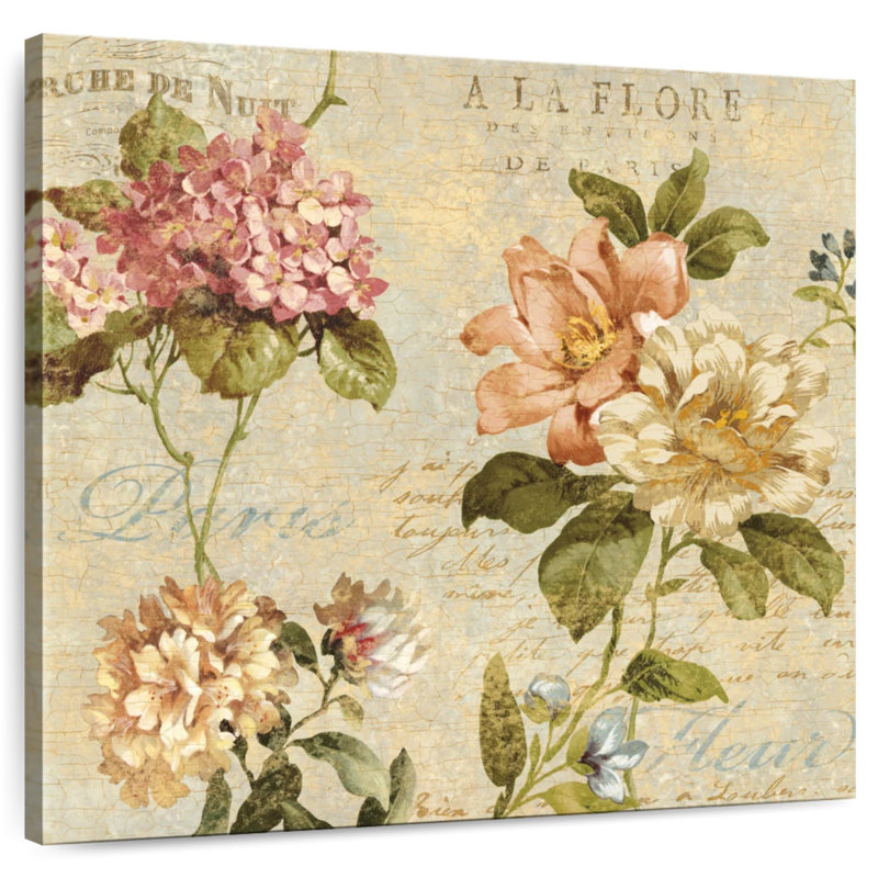 Harnek Fleur Paris I, 16" H x 16" W