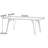 Unique and simple rectangular dining table-392605591