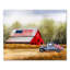 «Country Barn», impression sur toile tendue