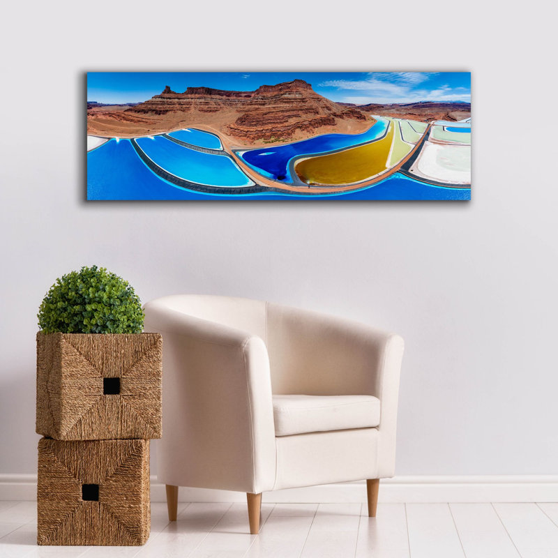 Art mural sur toile Epic Graffiti «Utah Moab Potash Ponds» par Epic Portfolio