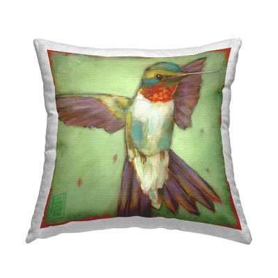 Polyester Throw Square Indoor/Outdoor Pillow Cover & Insert by Stacy Daguiar