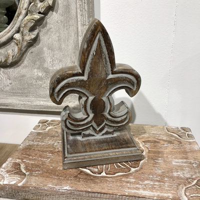 Statue en fleur sculptée à la main Hémadar Fleur Des Lis