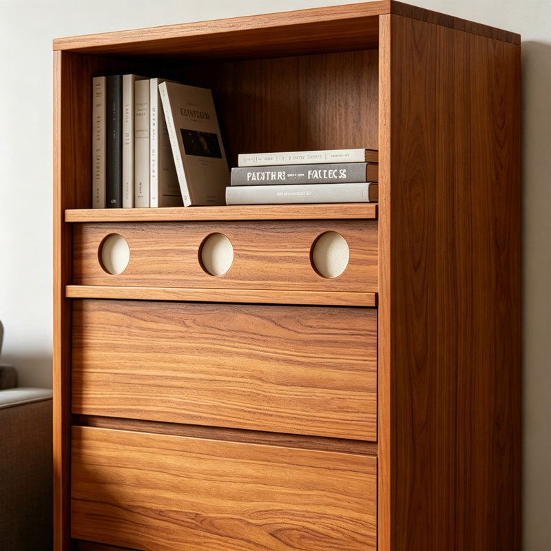 Commode d'appoint de style rétro