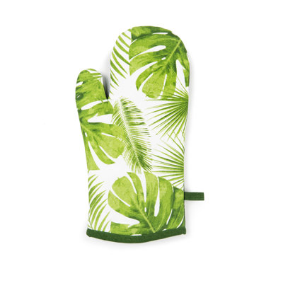 Excelsa Foliage Floral Cotton Oven Mitt