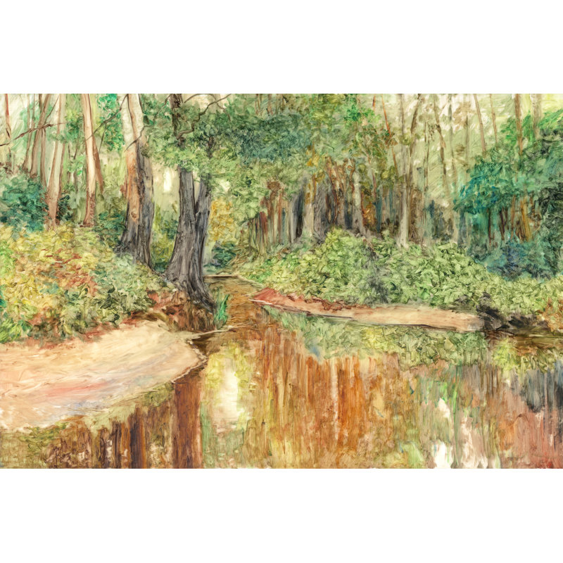 Warm Seasons Painting by Mark Sargent, 24" H x 36" W x 1.5" D, Image Brush Gel