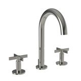 Tolmin Widespread Bathroom Faucet with Drain Assembly