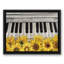 Musique et tournesols sur toile-153043299-151056818