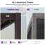 Pergola à persiennes 10 pi x 16 pi mauve pour terrasse
