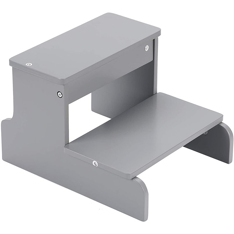 Marchepied en bois Nagel, gris