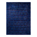 Hollandsworth One-of-a-Kind 12'3" X 9'3" New Age Wool Area Rug Purple