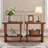 Solid Wood Nightstand With Storage, Farmhouse Small Night Stand For Bedroom, Set Of 2-122419557