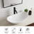 24" Oval Ceramic Bathroom Vessel Sink