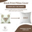 Housse de coussin en coton imprimé à la main Boho Home Accent-101814164