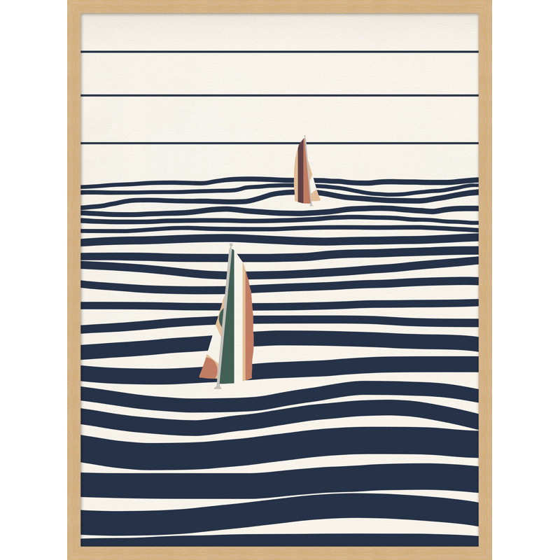 "Graphic Sail 1" par Thom Filicia - Cadre photo, impression sur papier