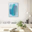 Teal Gradients Print by Oliver Gal-939223468-940437183