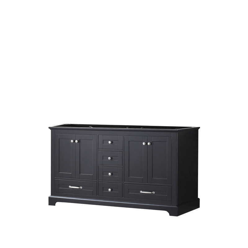 Dukes 60" Espresso Double Freestanding Bath Vanity