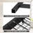 Corner Twin Daybed with Storage Drawers, Bookcase, LED & Charging Station, Kids Bed Unit, Black-1575963413-1575963414