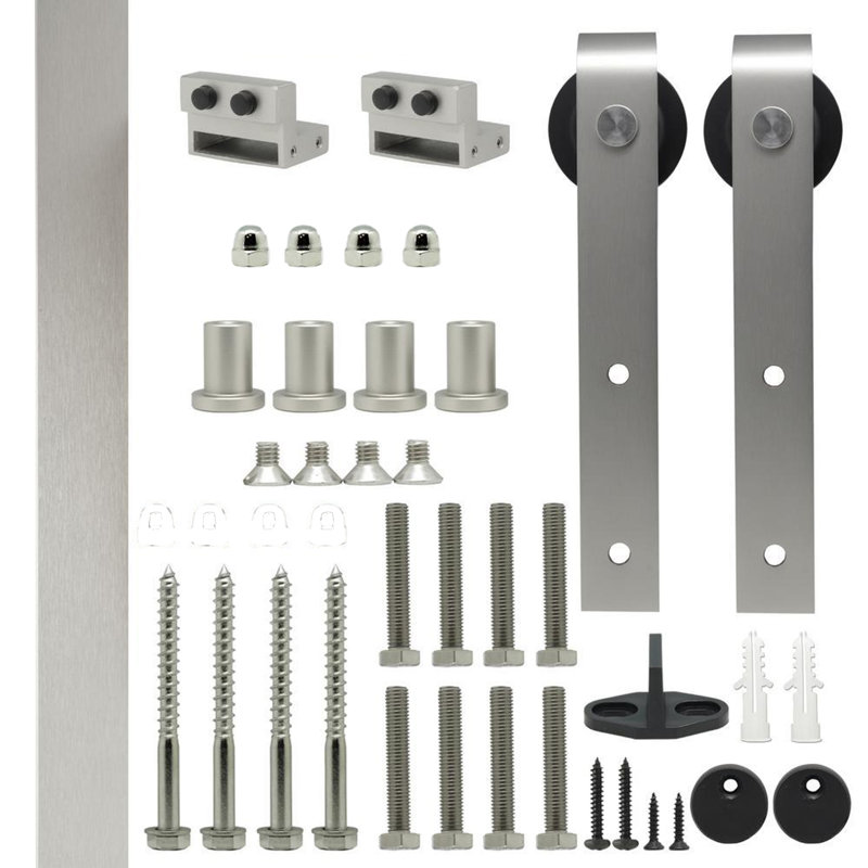 Panelled Wood Primed Barn Door