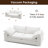 78.74" Loveseat Cloud Couch,Deep Oversized Sectional Sofas,White