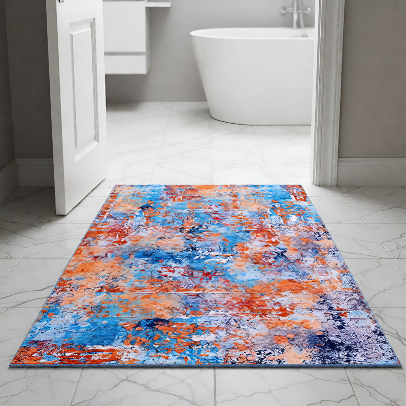 MAVAL Multi Washable Rug Doormat Rug, Rectangle 2' x 3'