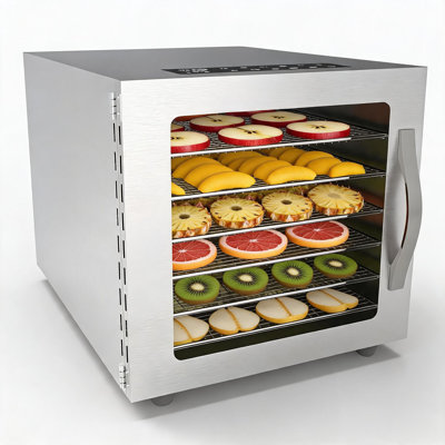 6-Tier Food Dehydrator, with LED Touch Control, 24H Timer