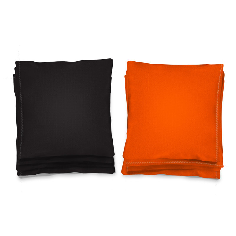 Sacs cornhole pour planches cornhole, Orange / Noir