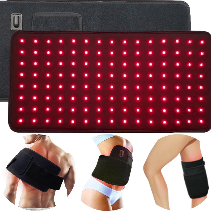 Coussin chauffant infrarouge Morfone 850 nm à minuterie pour soulager les douleurs aux épaules, au dos et aux genoux
