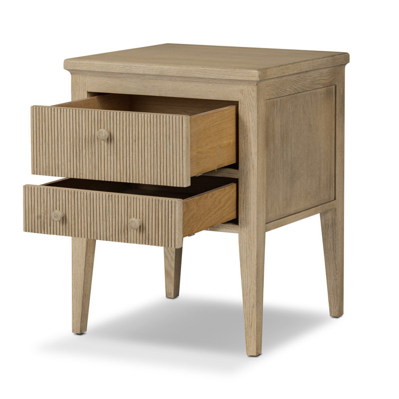 Bush Nightstand, Light Weathered Oak