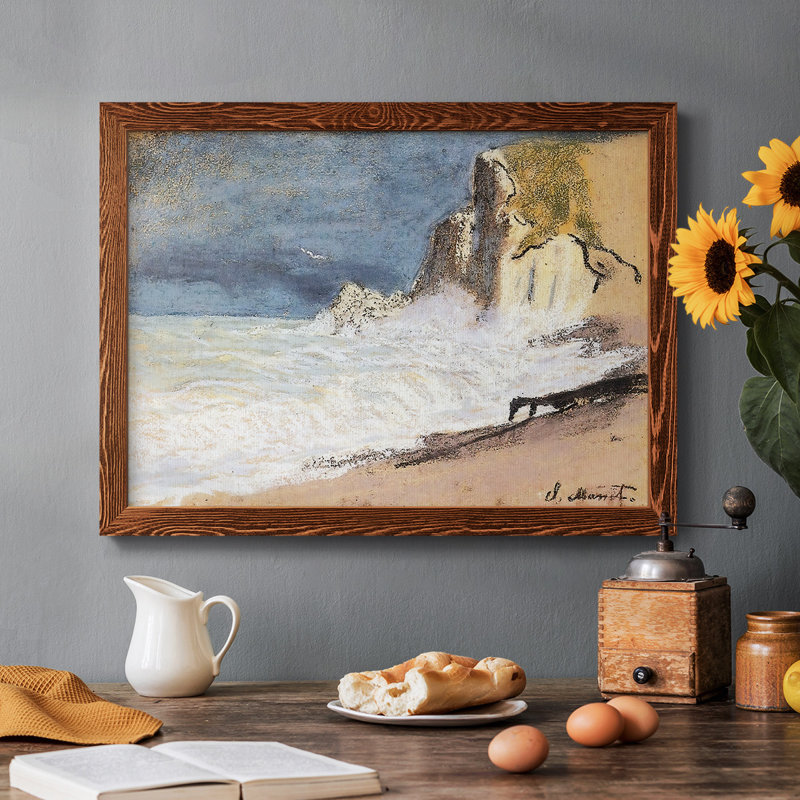 " The Manneport, Etretat ", 28" H x 42" W x 1.5" D, Maple