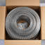 Rail de fixation en acier inoxydable Yescom 328 pi (100 m) pour éclairage DEL RGB commercial, filament 8 x 10 mm, canal néon flexible et personnalisable en métal argenté.