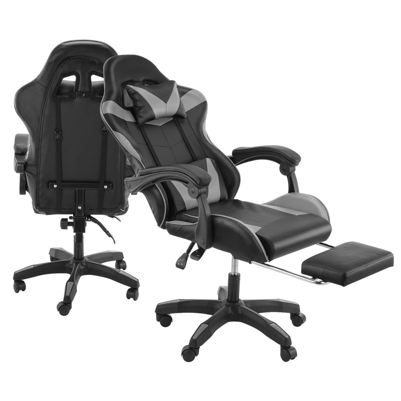 Inbox Zero Adjustable Swiveling Accent Game Chair