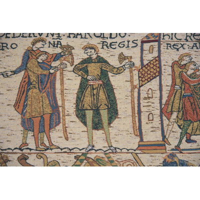 Bayeux King Harold Tapestry Wall Art