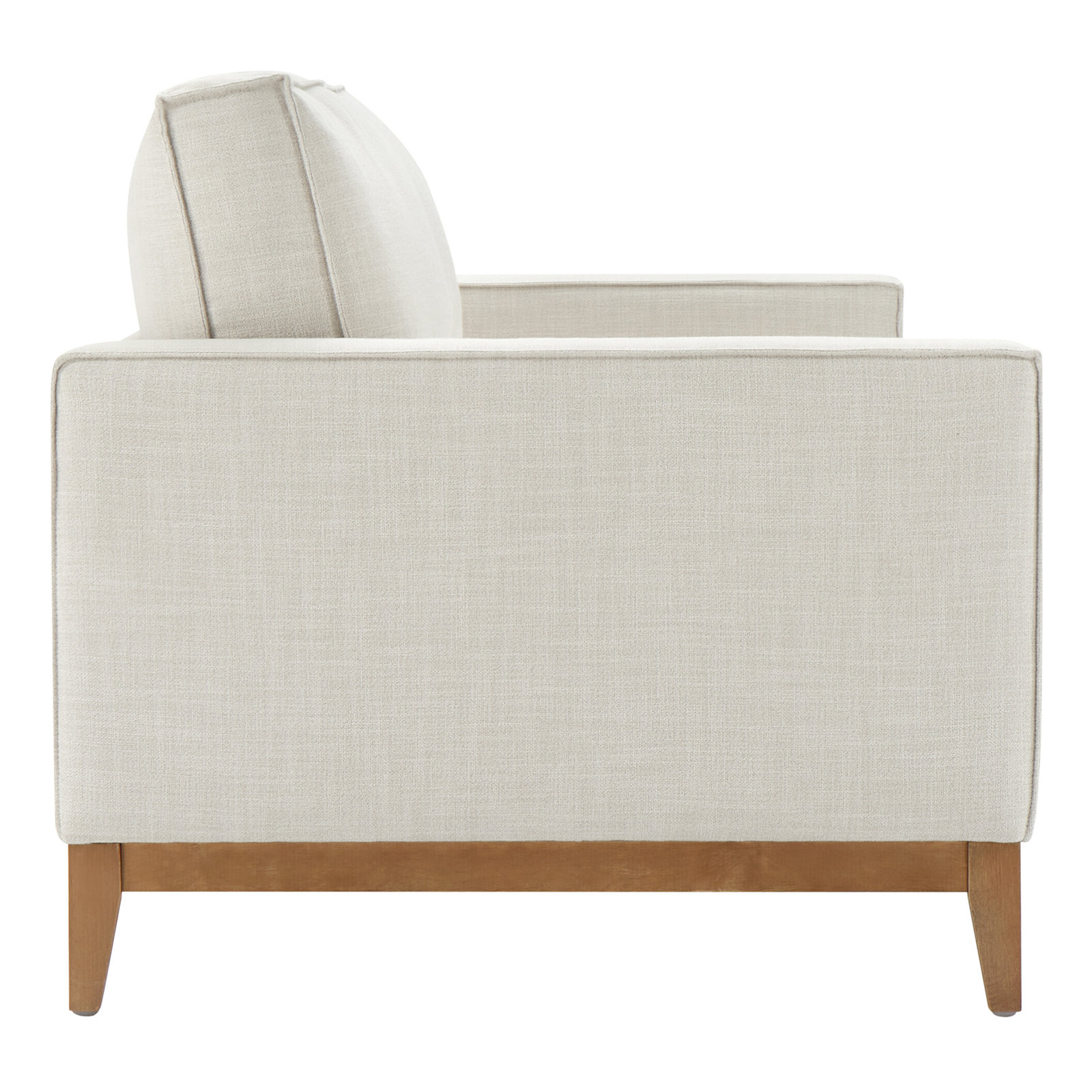 Nicky 92'' Upholstered Sofa, Effie Linen Performance Linen