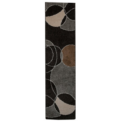 Risher Abstract Shag Area Rug