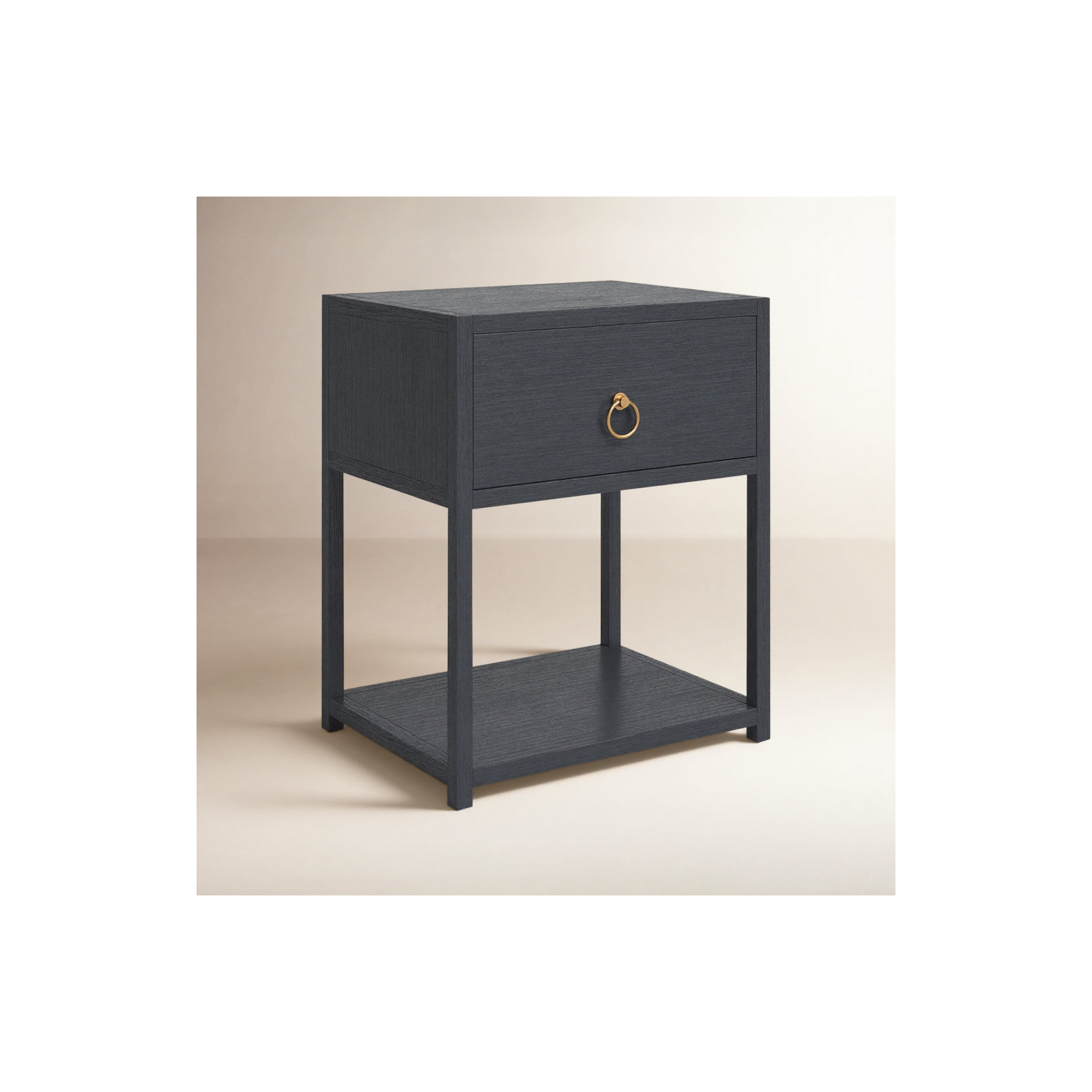 Elin 1 - Drawer Nightstand, Navy Blue