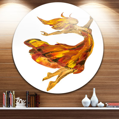 «Fire Ballerina Portrait», peinture