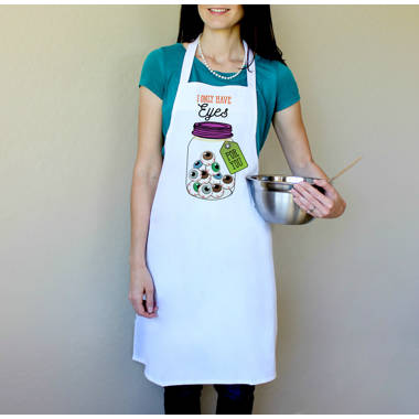 Halloween Kitchen Apron, Cooking Aprons Women, Funny Kitchen Apron