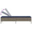  Accoudoirs réglables standard en rotin PE gris-690919993-690919998