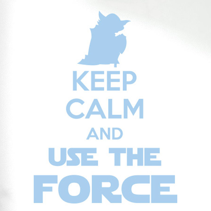 Wall Decal, Light Blue, Large